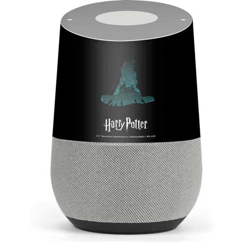 Wizarding World Harry Potter Hats and Hogwarts Google Home Skin